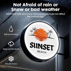 Custom Round LED <strong>Light</strong> Boxes For Advertising And Promotional Displays Wall-mounted Outdoor Double-sided Acrylic <strong>Light</strong> <strong>Box</strong> - Product Image 2