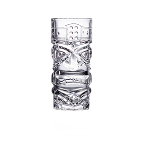 Vente en gros de tasses en verre à cocktail Tiki personnalisées sans plomb pour boissons et vin Tasses Tiki de bar Grimace Livraison directe - Product Image 1