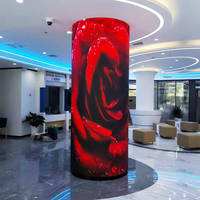 Écran LED flexible Decheng P3 à contraste élevé, garantie 5 ans, couleurs vives, pour intérieur/extérieur, idéal pour les cérémonies de remise de prix