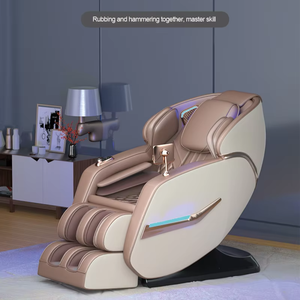 Chaise de <span class=keywords><strong>massage</strong></span> intelligente de luxe 3D à gravité zéro, <span class=keywords><strong>massage</strong></span> complet du corps, shiatsu, étirement, <span class=keywords><strong>massage</strong></span> thaïlandais, avec cuir PU, portable et pliable - Product Image 4