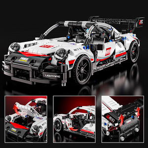 Taigole T3172 Sports Car <b>Building</b> <b>Block</b> <b>Set</b> 800+ Pieces Pullback Model For Boys Age 5-14 Years - Product Image 2