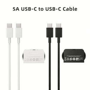 5A Fast <b>Charging</b> USB-<b>C</b> Adapter <b>Cable</b> With 2.0 Connector Braided Shielding Multifunctional for Usb Devices - Product Image 6