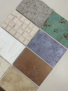 Panneau décoratif moderne solide en pierre de <span class=keywords><strong>ciment</strong></span> Art mural <span class=keywords><strong>plaque</strong></span> dorée panneau de fond pour cuisine hôtel salle de bain revêtement extérieur - Product Image 6