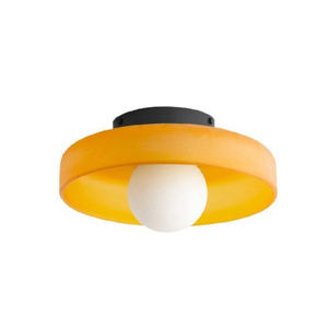 Lámpara <span class=keywords><strong>de</strong></span> <span class=keywords><strong>Techo</strong></span> <span class=keywords><strong>LED</strong></span> Creativa Nórdica Moderna, Globo Pequeño <span class=keywords><strong>de</strong></span> Cristal Blanco Lechoso, <span class=keywords><strong>Apliques</strong></span> <span class=keywords><strong>de</strong></span> Pared Semi Empotrados <span class=keywords><strong>para</strong></span> Dormitorio, Cabecera - Product Image 2