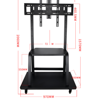 Support mobile réglable Portable IQ pour grand écran tactile tableau blanc interactif à écran plat