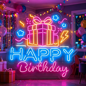 Les enseignes lumineuses LED néon personnalisées conviennent aux lieux commerciaux tels que les fêtes d'anniversaire et les salons de beauté. - Product Image 1