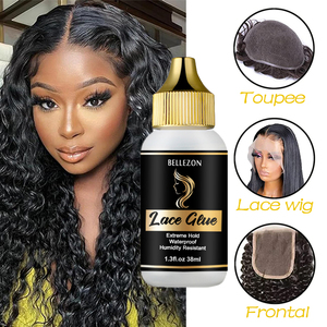 Bellezon Wig Install Extreme Hold Lace <strong>Glue</strong> Waterproof Strong Hold Lace Wig Adhesive <strong>Hair</strong> <strong>Glue</strong> for Lace Frontal Wig - Product Image 5