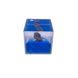 スクエアキューブアクアオイルキュービックウォーター液体マリンパークアクアリウムブロックオーナメントデスクトップデコレーションと販促用おもちゃ - Product Image 2