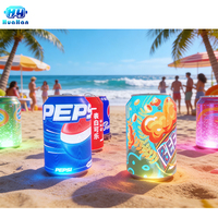 Écran LED flexible personnalisable en forme de canette, écran LED spécial pour bouteille de bière, affichage numérique publicitaire couleur