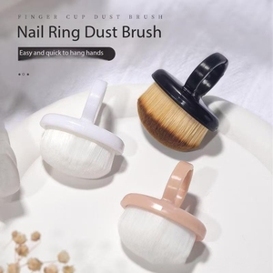 Brosses de nettoyage d'ongles multifonctionnelles en acrylique et nylon, nouveau design, pour la poussière des ongles, en poils de Kolinsky, outil de maquillage doux - Product Image 1