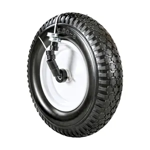 Vietnam 15.5X4.8/4.00-8 PU foam wheels Replacement Tire for wheel barrow Replacement Wheels for Wagons Gar