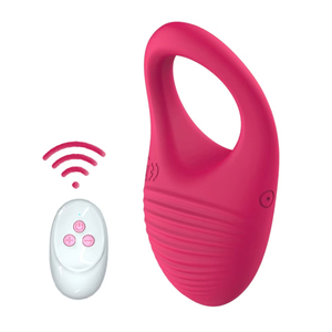 무선 리모컨 진동 페니스 링, 클리토리스 자극기, 사정 지연 링, 남성용 섹스 토이 - Product Image 1