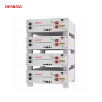 Système de stockage de batterie solaire résidentiel DEMUDA personnalisé, 5 kWh à 50 kWh, système ESS, batterie LiFePO4 48V à montage en rack, CAN