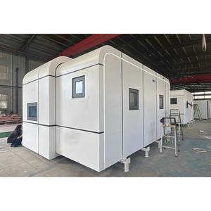 Cabaña Prefabricada de Acero de Construcción Rápida y Móvil para Cafetería con Energía Solar, Tienda Temporal y Uso en Villas - Product Image 1