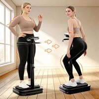 Plateforme vibrante professionnelle RS avec poignées, modes réglables, antidérapante, pour le fitness à domicile