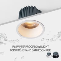 Solution de downlight LED IP65 Tuya Dimmer Bright 140lm/w, downlight blanc moderne, lumière encastrée LED de 10W à 45W