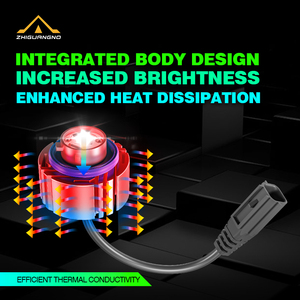 Siêu sáng màu kép dẫn ánh sáng sương mù lw5b l1bw làm bằng nhôm bền-Điều kiện Mới - Product Image 6