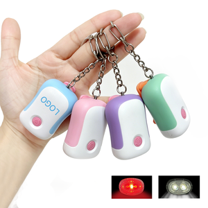 Mini lampe torche <span class=keywords><strong>dynamo</strong></span> à manivelle personnalisable avec logo, porte-clés, lumière d'urgence pour cadeaux promotionnels et offres en plein air - Product Image 2