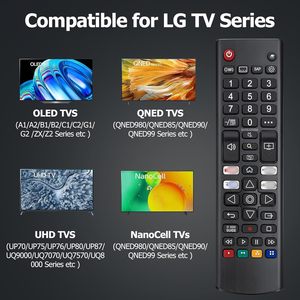 Télécommande universelle à code fixe Bingostyle pour téléviseurs intelligents LED OLED LCD WebOS 4K 8K UHD HDR, modèle AKB75095308, portée de 10 m - Product Image 3
