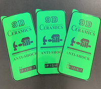 Pellicola Protettiva in Ceramica PET Opaca 9D 100D per iPhone 15 Pro Max 14 13 Pro 12 11 XR XS, Protezione Schermo Trasparente Opaca