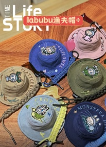 สำหรับ P O P P M A R T labbubu ชุดเทพนิยายสัตว์ประหลาดป่าชุดลึกลับหมวกชาวประมงกระเป๋าใบเล็กกล่องตกแต่งกล่องตาบอด - Product Image 3