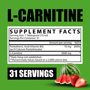 L-Carnitina Líquida Oral Directa de Fábrica, Contiene Ácido Pantoténico con Carnitina, Solución Oral de L-Carnitina para el Control de Peso - Product Image 2