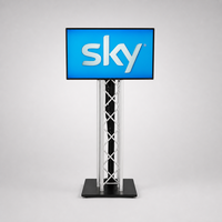 Sistema de Columnas Totem de Aluminio 6061-T6 para Ferias Comerciales y Escenarios de TV