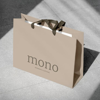 Grands sacs en papier à provisions de luxe personnalisés avec votre propre logo sac cadeau en papier sacs en papier vert personnalisés imprimés
