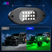 Luces LED RGB de Neón de Alto Brillo para Rocas, Kit de Iluminación Exterior para Automóviles, Impermeable IP65, con Control por Aplicación, Venta al por Mayor