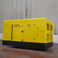 Kaishan KSZJ LGZJ 450 CFM Portable Jaune Diesel Moteur Haute Pression Heavy Duty Vis Compresseur D'air pour Puits D'eau Forage
