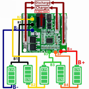 5S <strong>18V</strong> 21V 20A <strong>Battery</strong> Charging Protection Board <strong>Li</strong>-<strong>Ion</strong> Lithium <strong>Battery</strong> <strong>Pack</strong> Protection Circuit Board BMS Module For Power Tools - Product Image 2