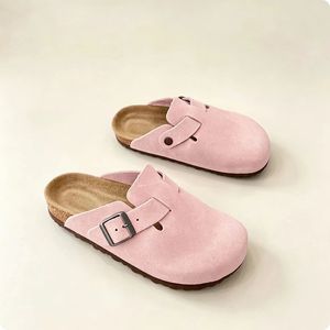 <span class=keywords><strong>Mules</strong></span> classiques en daim TEC pour femmes, en cuir véritable, semelle plate en liège, <span class=keywords><strong>orthopédiques</strong></span>, biomécaniques, antidérapantes et douces - Product Image 6
