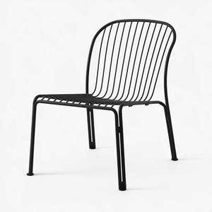 Crèmekleurige moderne buitenset - metalen tafel en stoelen voor koffieshop, theehuis en binnenplaats - Product Image 6