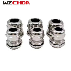 Wzchda Hoge Kwaliteit M25 Vernikkelde Messing Kabel Klieren 10 ~ 14Mm 11 ~ 16Mm 13 ~ 18Mm Metalen Bereik Koperen Draad Klier Waterdicht - Product Image 4