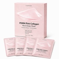 Masque de nuit hydrogel au collagène et ADN de saumon PDRN, effet gelée changeante de couleur, réparation cutanée, anti-poches, repulpant, marque privée OEM