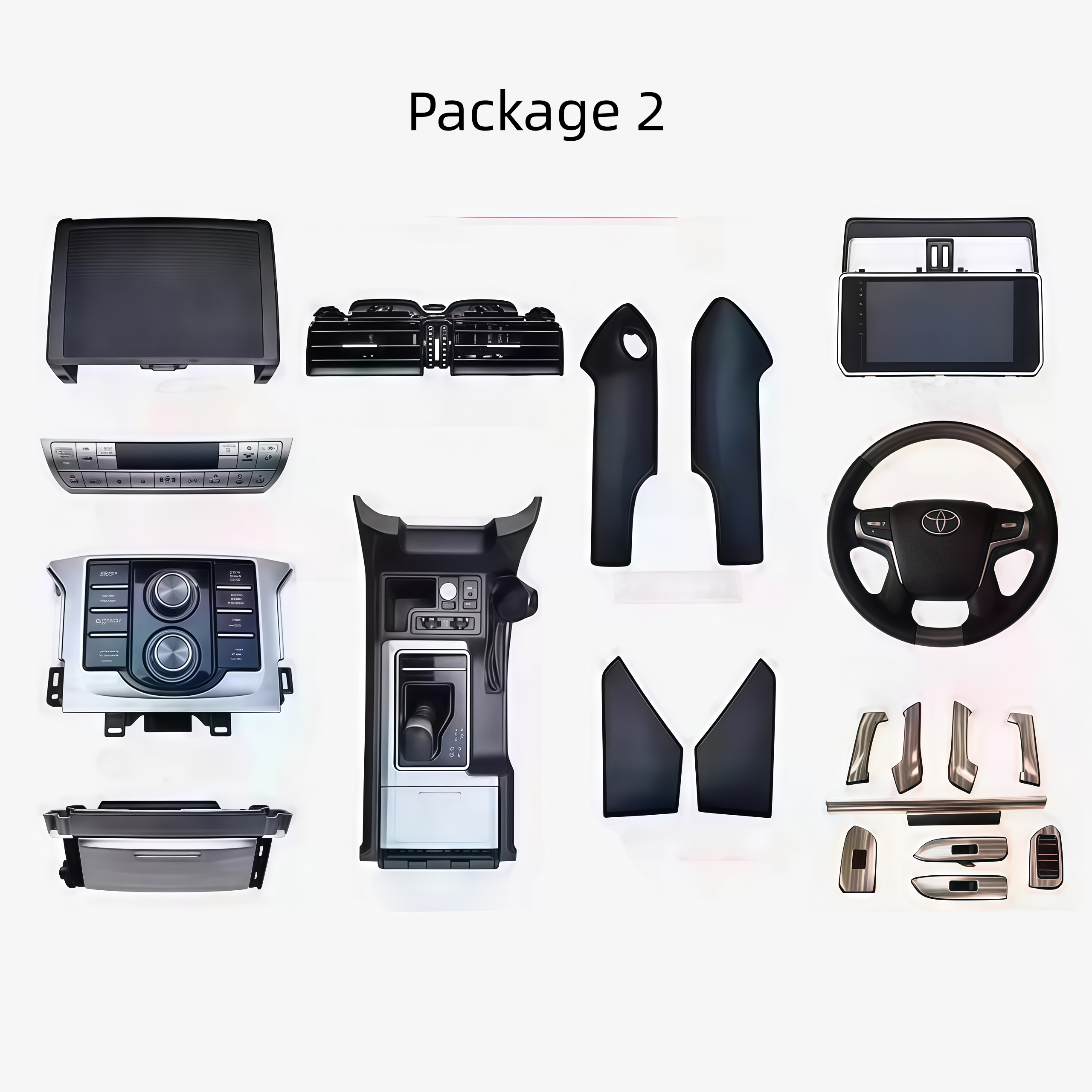 Paquet 2 RHD --Radio Android 2G+32G