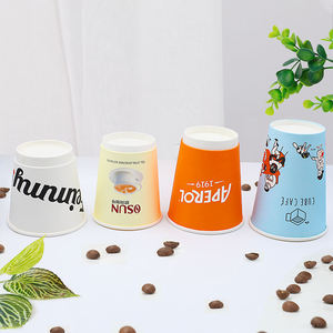 Tasses à café jetables à double paroi personnalisées en usine en gros 90mm 8/10/12/16Oz gobelets en papier imprimés pour boissons chaudes et froides - Product Image 2