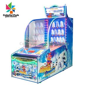 เครื่องเล่นเกมหยอดเหรียญในร่มราคาถูก สีสันสดใส สำหรับเด็ก พร้อมรางวัลและลุ้นโชค - Product Image 4