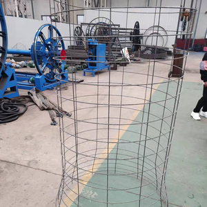 Trên bán tự động Ống bê tông cốt thép lồng tạo thành máy + Thanh thép hàn thao túng - Product Image 6