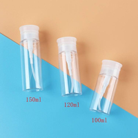 Flacon pulvérisateur en plastique pour huile essentielle, emballage cosmétique, design carré vide, matériau PET