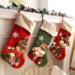 Melhores Vendas de 2025: Meias de Natal Decorativas, Enfeites Festivos para Árvore, Presentes de Natal Premium, 100 Peças de Tecido Inquebrável - Product Image 5