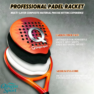 Raqueta de Pádel Profesional de Fibra de Carbono 18K, Diseño Personalizado con Logotipo, Raqueta de Tenis de Playa para Uso Deportivo, Raqueta de Pádel en Stock - Product Image 2