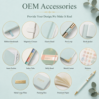 دفتر تخطيط أسبوعي مخصص بغلاف صلب مقاس A5 مع تقويم يومي ومنظم للمكتب والأعمال والجدولة الشخصية