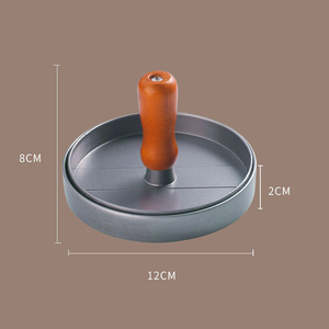 맞춤형 알루미늄 합금 햄버거 고기 비프 그릴 버거 프레스 소시지 베이컨 메이커 몰드 - Product Image 5