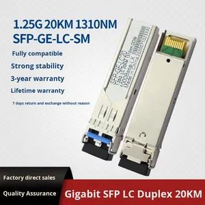 1.25G SFP sợi quang mô-đun Tương thích với KHÁC NHAU chính thiết bị chuyển mạch 20km 1310 Gigabit thiết bị quang học cho FTTH - Product Image 6
