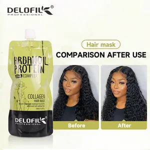 Delofil Manufacturers Organic Hydrating Hair Argan Oil Treatment Collagen Hair Mask