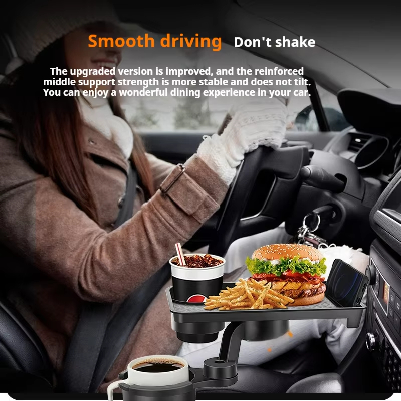 YH Brand Car Organizer-48: Adjustable Car Cup Holder with Phone Mount Seat Gap Storage Box - Univers