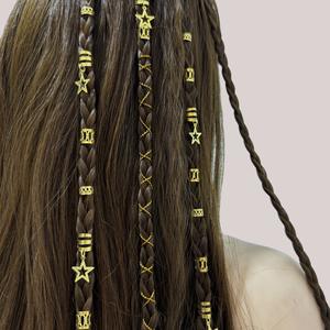 <span class=keywords><strong>SHEIN</strong></span>-Extensions de cheveux creuses avec anneaux en fer, accessoires de <span class=keywords><strong>perruque</strong></span> européenne et américaine, DIY, 36/40 pièces - Product Image 5