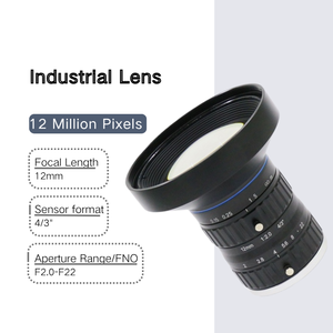 12MP 12mm F2.0-F22 4/3" C口工业镜头 420~1000nm 近红外定焦机器视觉镜头 - Product Image 1