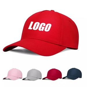 Gorra de Béisbol Deportiva Casual 100% Algodón con Logotipo Personalizado de 5 Papels - Product Image 1